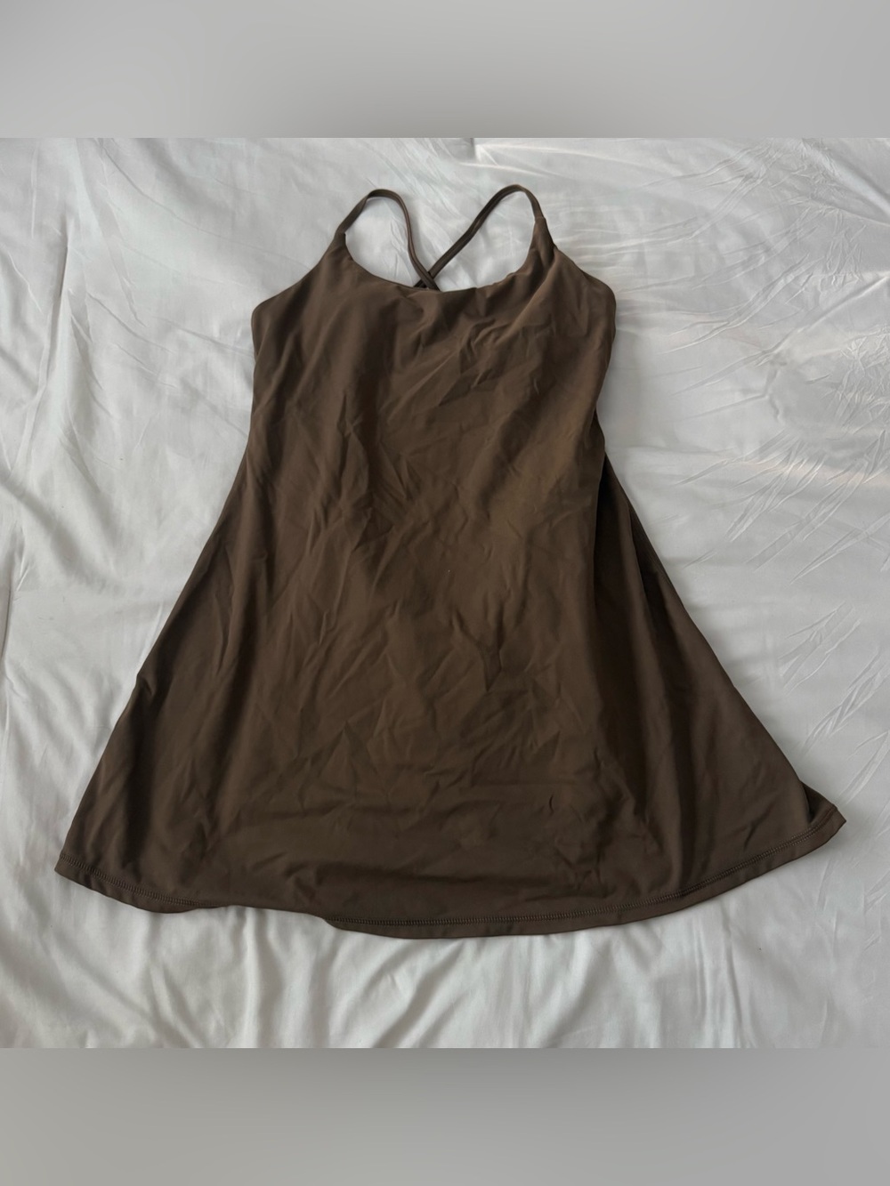 HALARA Brown easy peesy A-Line Dress size S